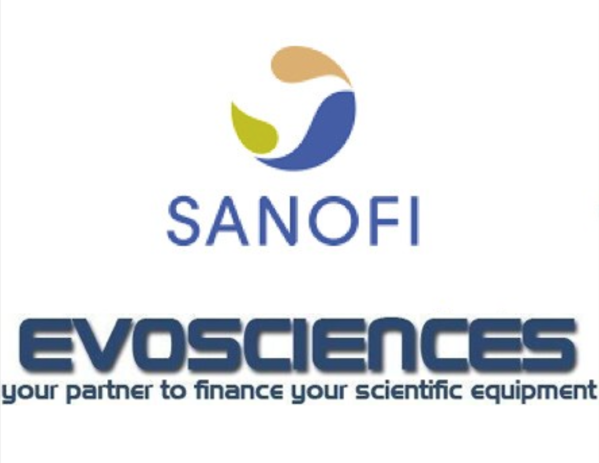 Evosciences, official partner of Sanofi for the financing of its scientific equipment.